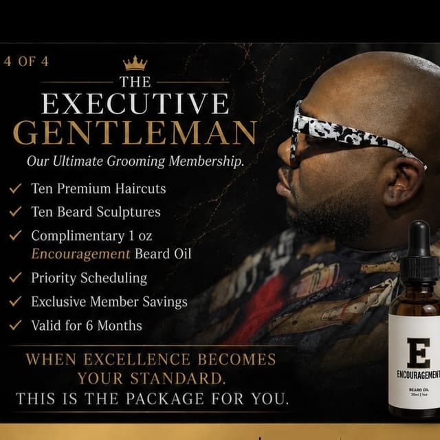 The Executive Gentleman at The Gentleman’s Barber in Round Rock, TX